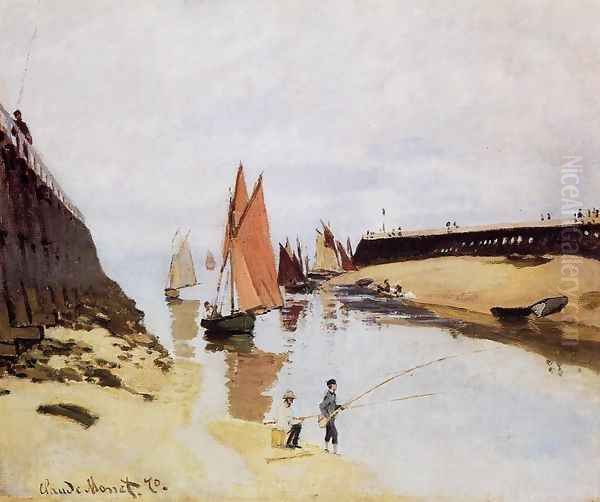 Entrance To The Port Of Trouville - view 1