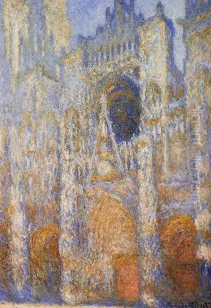 The Portal Of Rouen Cathedral At Midday - view 1