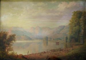 Lake District Scene Near The Langdale Pikes
