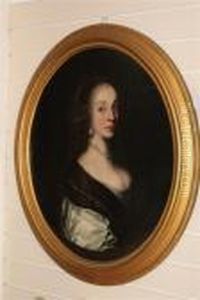 Portrait Of A Lady by Anthony Vandyke Copley Fielding