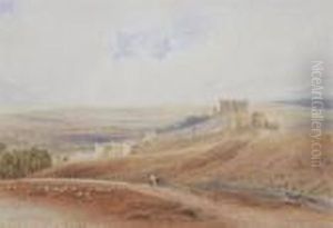 Chateau Near Dieppe; The Wye From Rhayder
