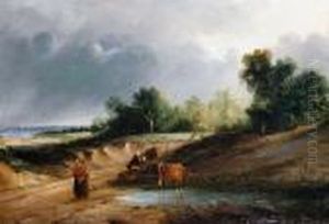Landscape With Figure And Cattle Landscape With Figure And Cattle