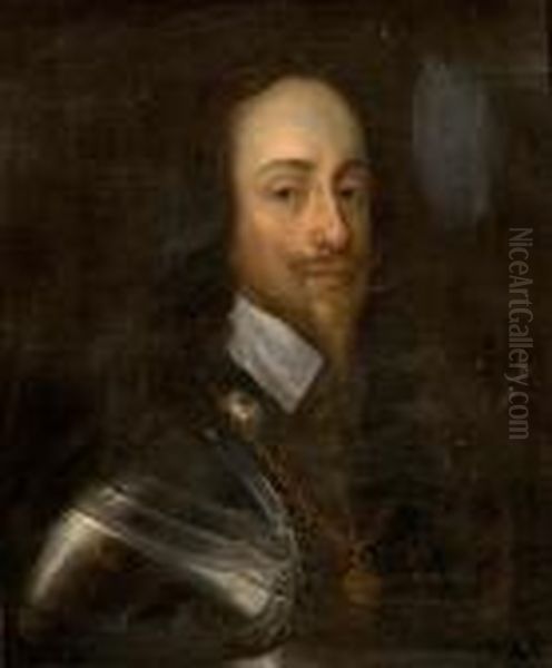 Shoulder Length Portrait Of Charles I Inarmour - view 1