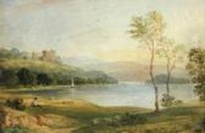 Figure By The Lake Figure By The Lake