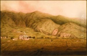 House In The Mountains by Anthony Vandyke Copley Fielding