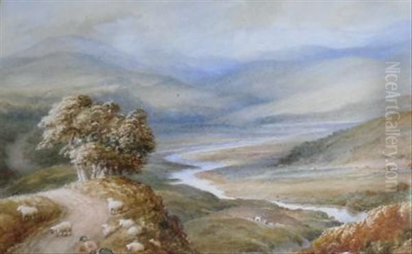 Mountainous River Valley - view 1