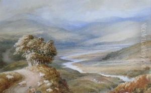 Mountainous River Valley Mountainous River Valley