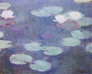 Pink Water Lilies by Claude Oscar Monet