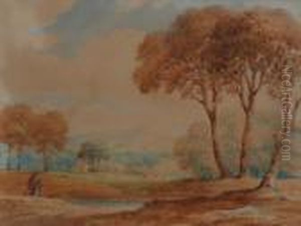 Rural Landscape With Figure - view 1