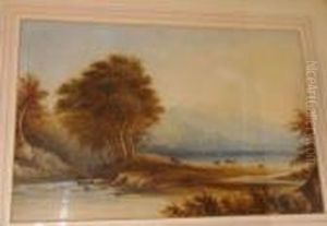 Lakeland Landscape by Anthony Vandyke Copley Fielding