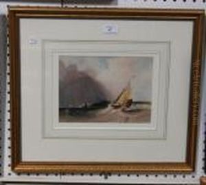 Ramsgate Harbour by Anthony Vandyke Copley Fielding