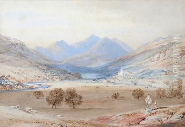 'snowdon From The Devil's Bridge' - view 1