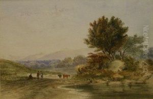 Vale Of Clwyd by Anthony Vandyke Copley Fielding