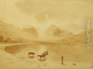 Derwent Water by Anthony Vandyke Copley Fielding