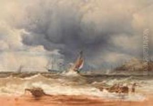A Sea Piece by Anthony Vandyke Copley Fielding