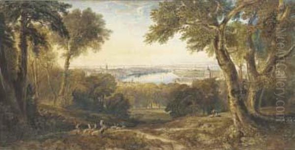 An Extensive View Of Greenwich, London - view 1