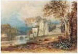 Brougham Castle, Westmoreland by Anthony Vandyke Copley Fielding