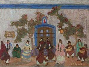 Baile Criollo by Pedro Figari