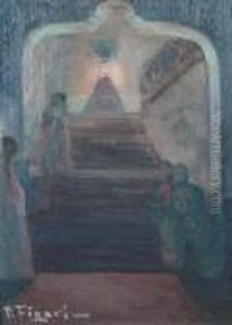 "conventillo". by Pedro Figari