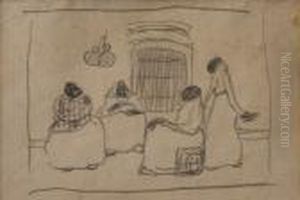 Vecinas by Pedro Figari