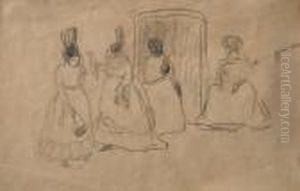La Noticia by Pedro Figari