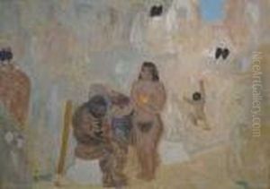 El Troglodita by Pedro Figari