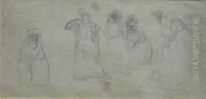 Damas Antiguas by Pedro Figari