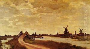 Windmills At Haaldersbroek Zaandam