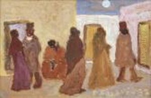 Visita De Duelo by Pedro Figari