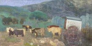 La Carreta by Pedro Figari
