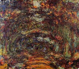 The Path Under The Rose Arches Giverny