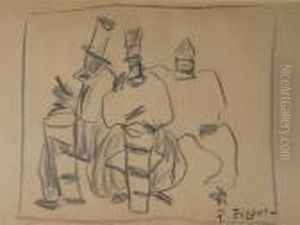 Tres Negros by Pedro Figari