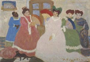 Damas Antiguas by Pedro Figari