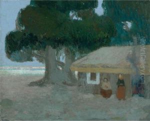 Cabana Nocturna by Pedro Figari