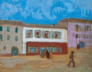Barrios Bajos by Pedro Figari