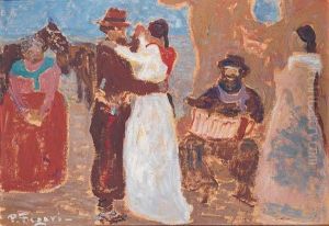 El Gavilan Y La Palometa by Pedro Figari