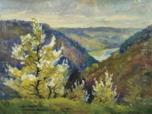 River Valley Landscape by Stefan Filipkiewicz