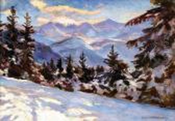 Tatry W Zimie, Ok. 1922 - view 1