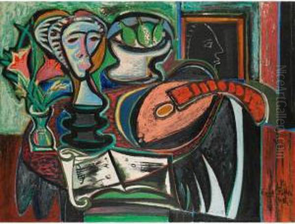 Nature Morte Au Luth - view 1