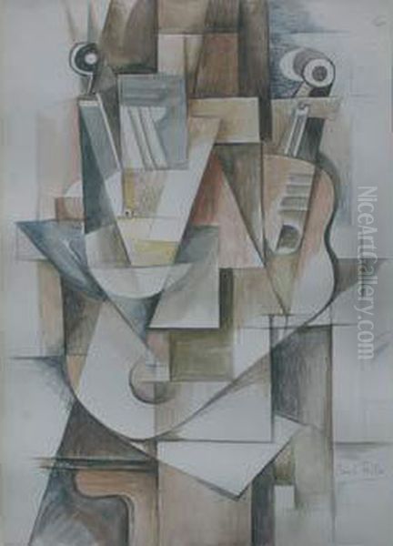 Nature Morte A La Guitare - view 1