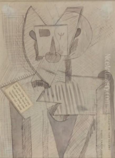 Cubist Figure - view 1