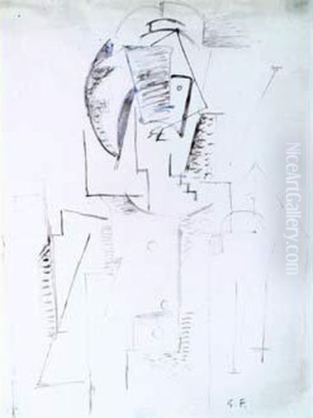 Personnage Cubiste, Vers 1915-1918 - view 1