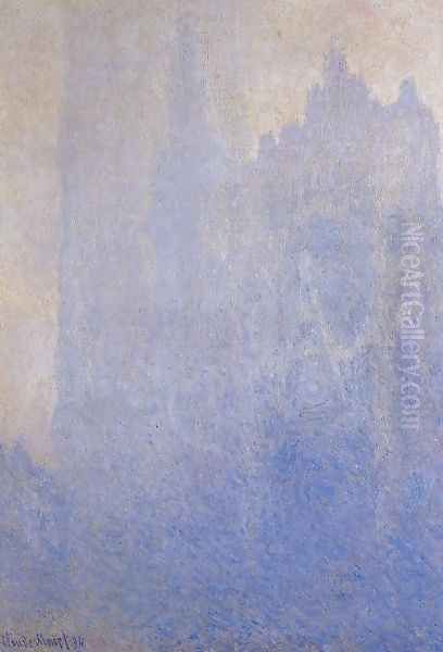 Rouen Cathedral In The Fog - view 1