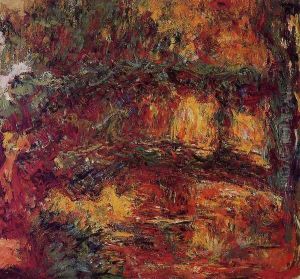 The Japanese Bridge At Giverny by Claude Oscar Monet