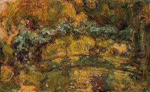 The Footbridge Over The Water Lily Pone by Claude Oscar Monet