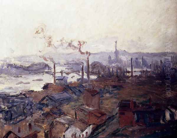 General View Of Rouen From St. Catherine's Bank - view 1