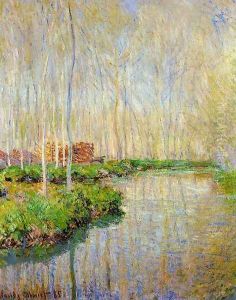 The River Epte by Claude Oscar Monet
