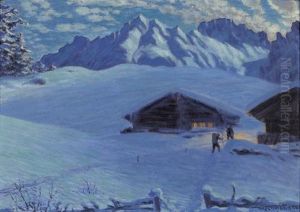 Mondaufgang Bei Adelboden