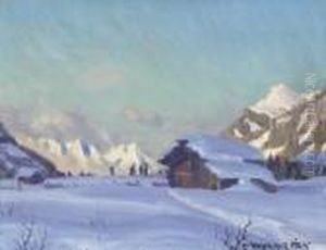 Wintervorabend Bei Kandersteg