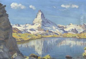 Am Stellisee Mit Matterhorn